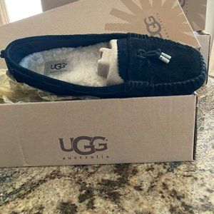 Ugg Roni Shearling Lined Suede Loafers - Size 8.5 - EUC in box!